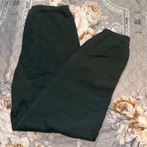 SKIMS LIMITED EDITION SPRUCE COTTON FLEECE PANTS - Picture 1 of 7